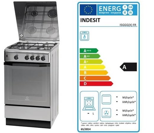 Gaziniere INDESIT I5GGG(X)FR-NEW INOX